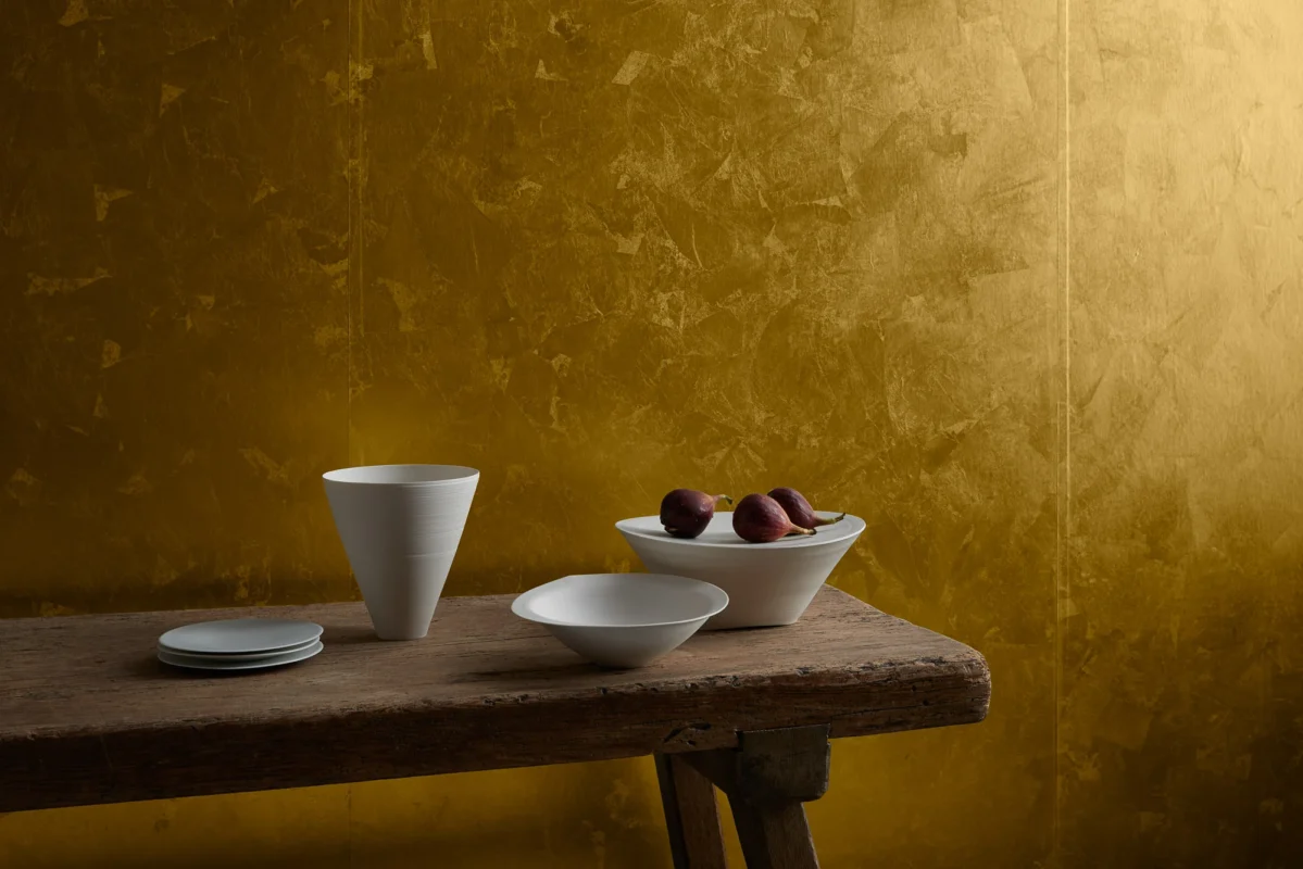 Whispering Patina wallcovering, shown in TAK-AA09-02