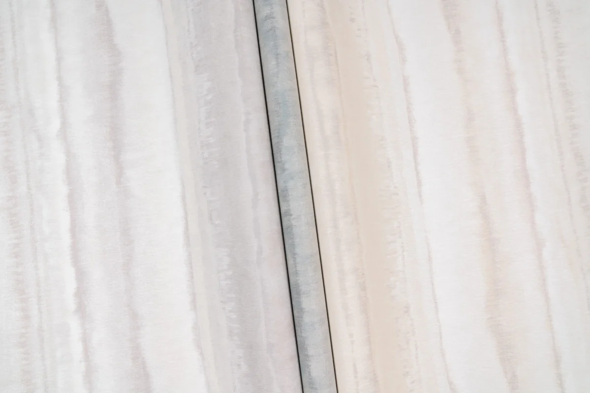 Whispering Waves wallcovering, shown in Bering, Baltic, Celtic