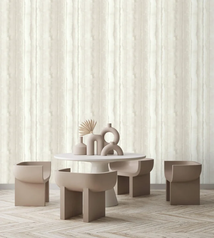 Whispering Waves wallcovering, shown in Celtic