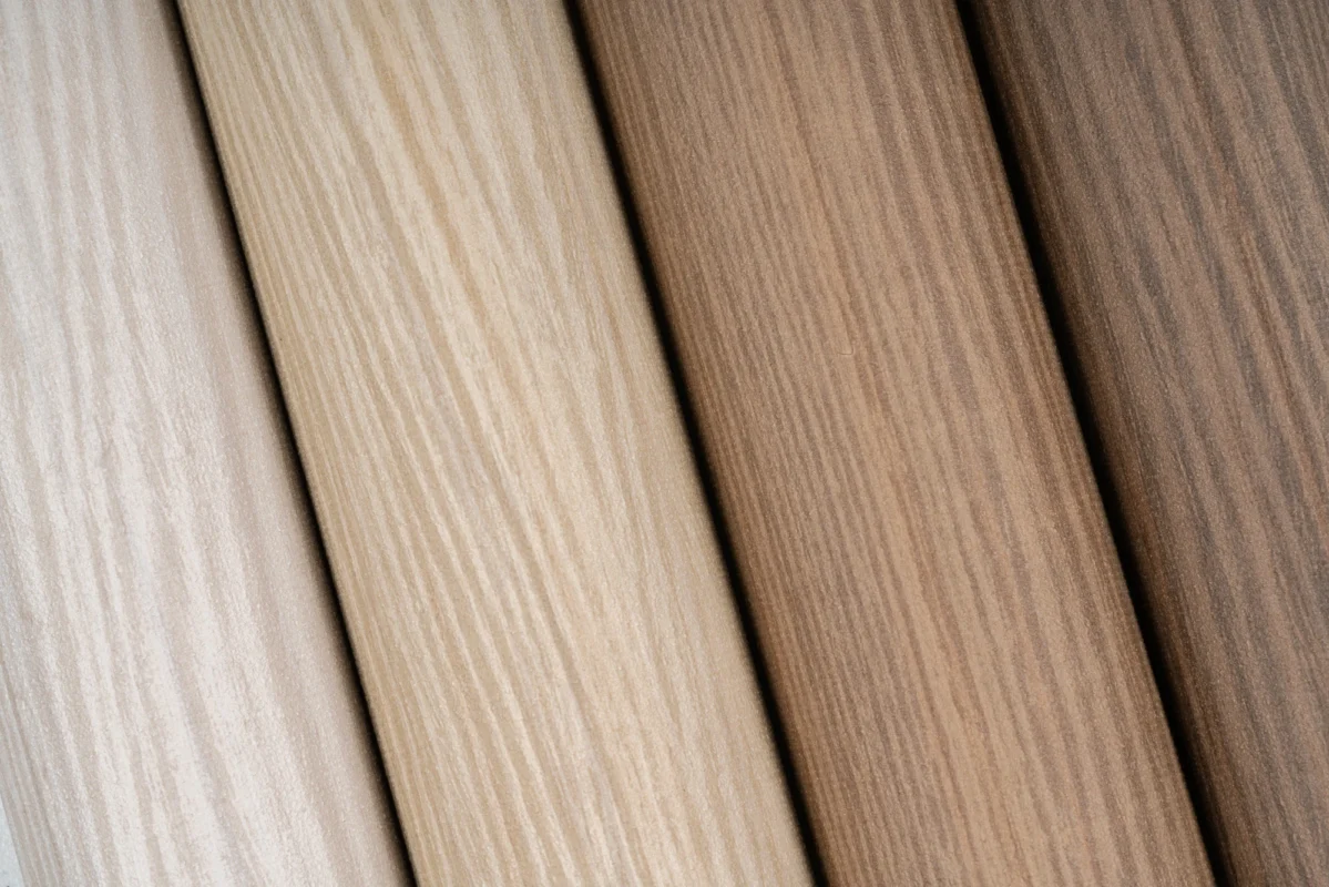 White Creek wallcovering, shown in Mocha, Prairie, Jacobean, Vintage