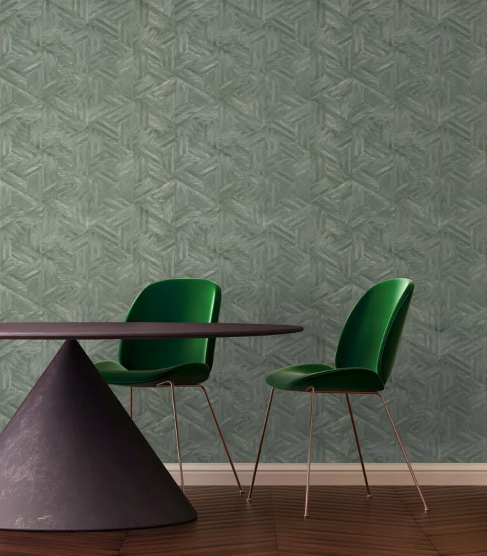 Woven Wood wallcovering, shown in TAK-GA01-05