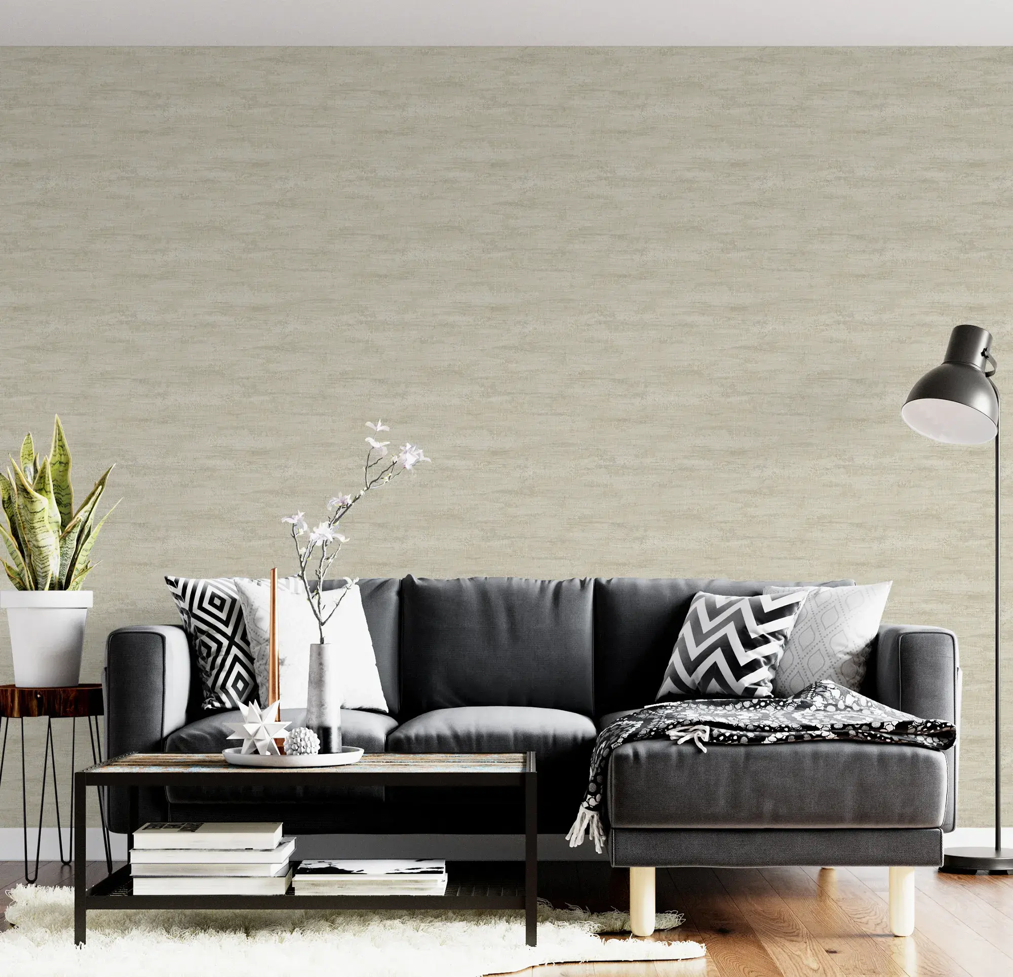Beige Embossed Wallpaper – Farmhouse Charm (3708-1) Beige Embossed Wallpaper – Farmhouse Charm (3708-1)