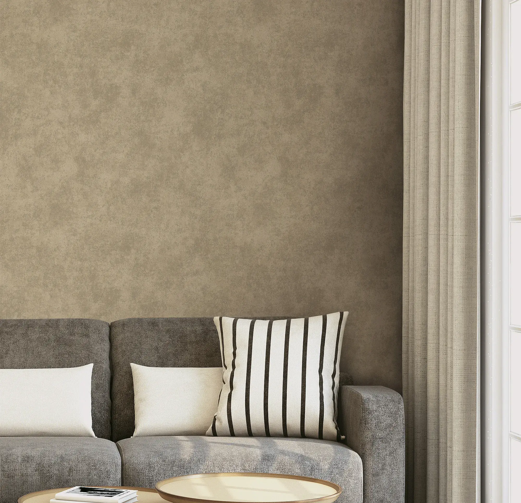 Beige Embossed Wallpaper – Distressed Weathered (3710-4) Beige Embossed Wallpaper – Distressed Weathered (3710-4)