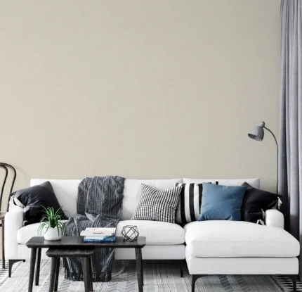 Beige Embossed Wallpaper – Timeless Charm (3716-3)