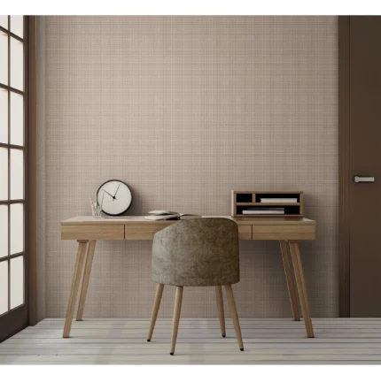 Beige Embossed Wallpaper – Warmth Dimension (3718-3)