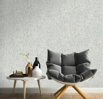 Gray Embossed Wallpaper – Rustic Elegance (4701-4)