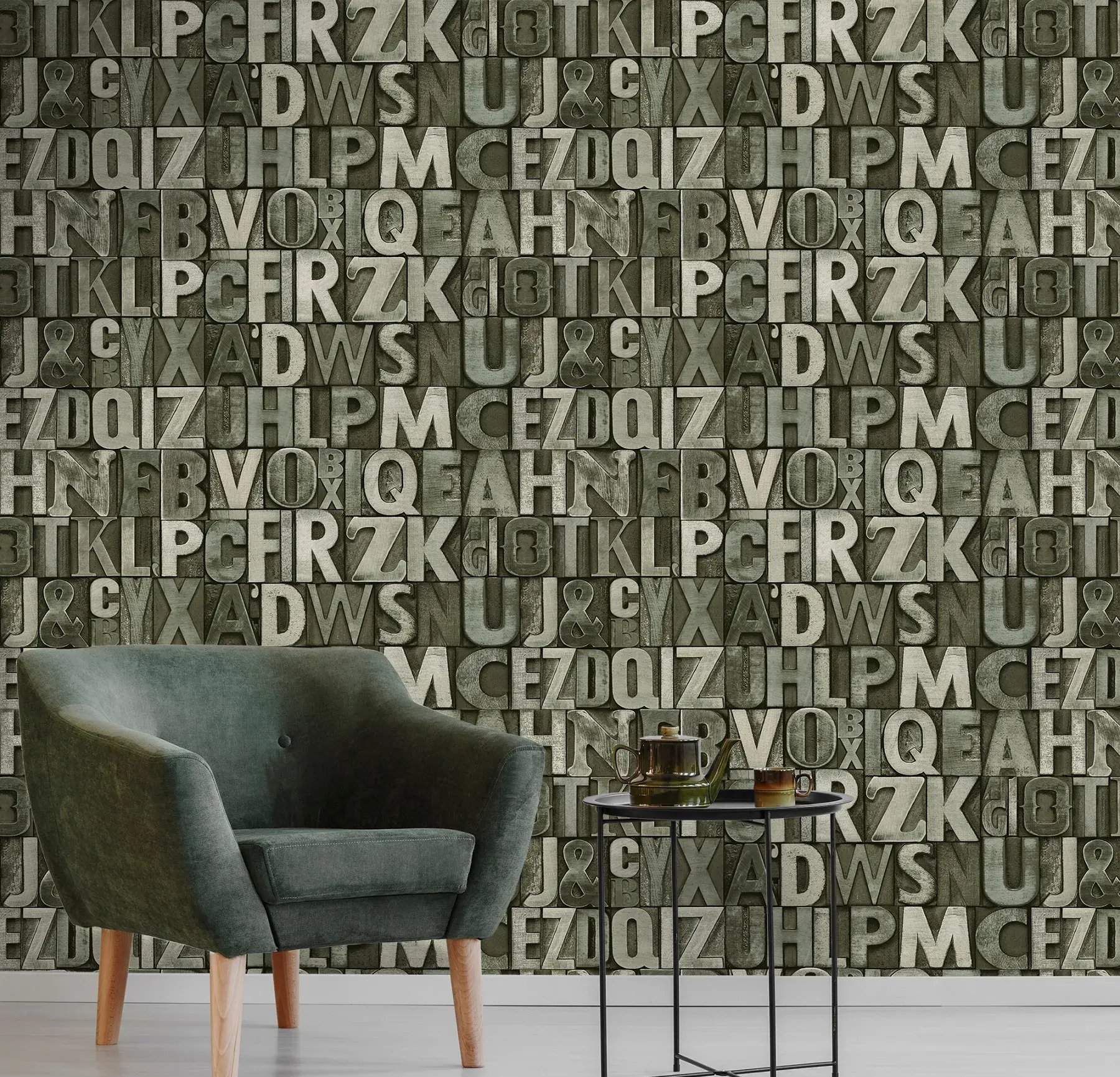 Gray Embossed Wallpaper – Timeless Elegance (4704-3) Gray Embossed Wallpaper – Timeless Elegance (4704-3)