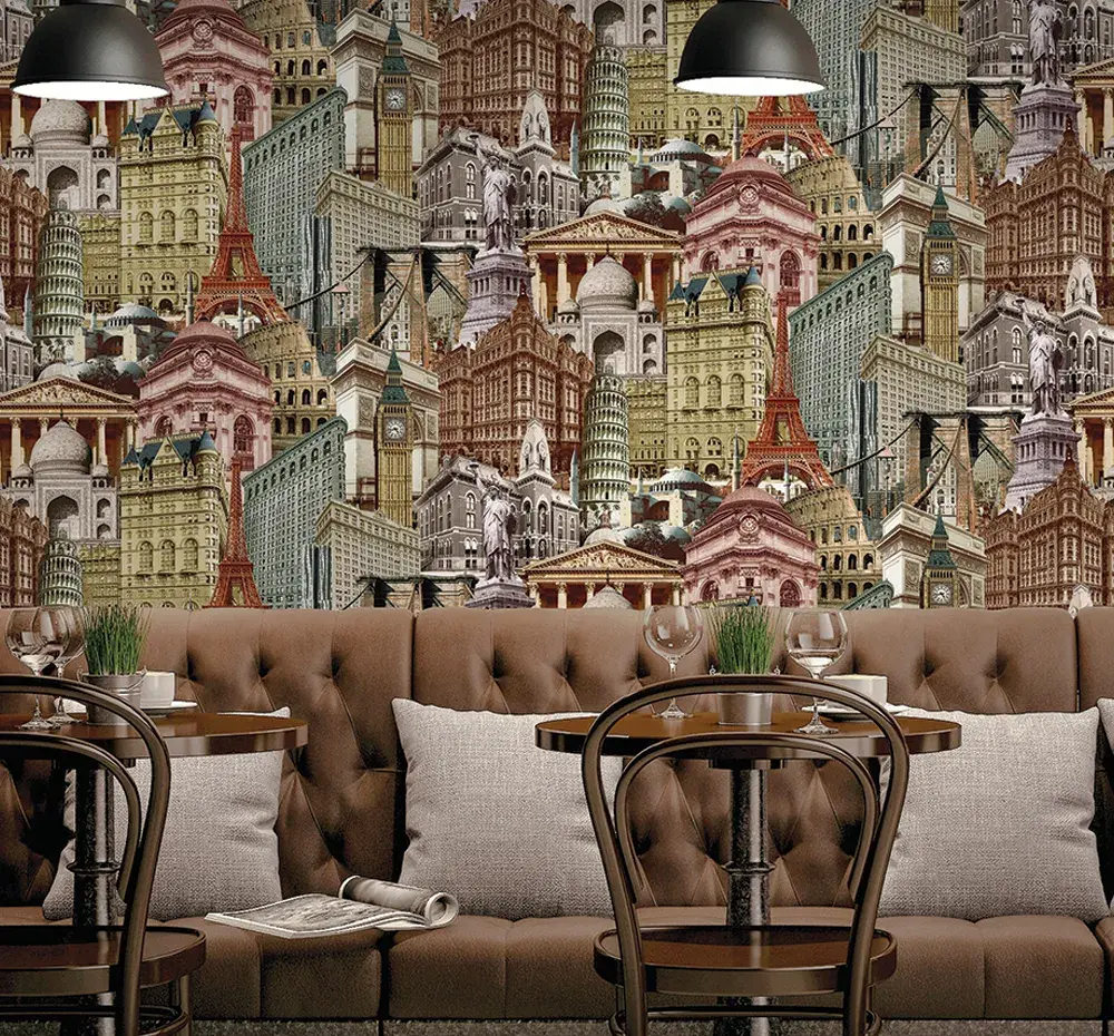 Brown Embossed Wallpaper – Timeless Appeal (4705-3) Brown Embossed Wallpaper – Timeless Appeal (4705-3)