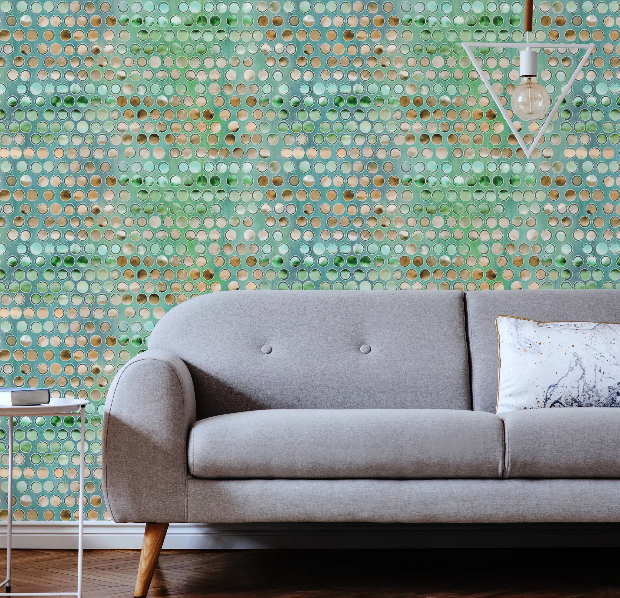Green Embossed Wallpaper – Textured Luxury (4706-1) Green Embossed Wallpaper – Textured Luxury (4706-1)