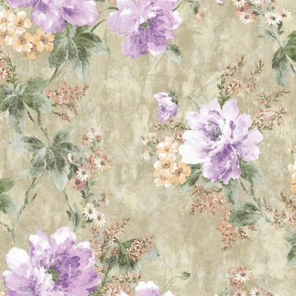 Purple Embossed Indigo Adawall Wallpaper 4708-2