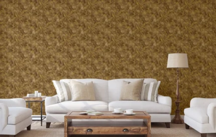 Gold Embossed Wallpaper – Rusted Abstract (4712-5)