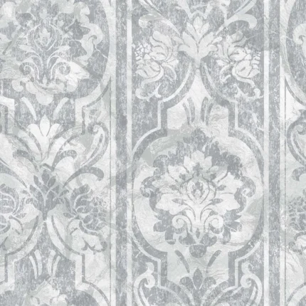 Gray Embossed Indigo Adawall Wallpaper 4713-1