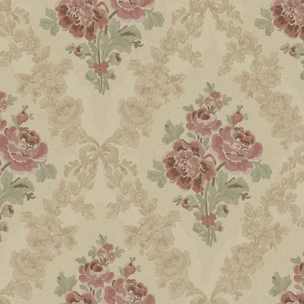 Beige Embossed Kalinka Adawall Wallpaper 5802-4