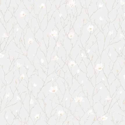 White Embossed Seven Adawall Wallpaper 7800-1