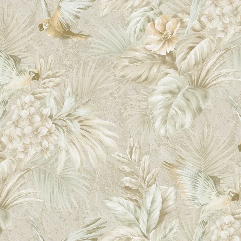 Beige Embossed Tropicano Adawall Wallpaper 9905-2