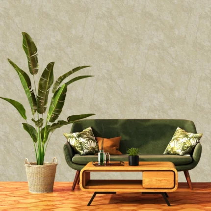 Beige Embossed Wallpaper – Industrial Metallic (9906-2)