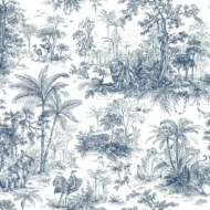 Blue Embossed