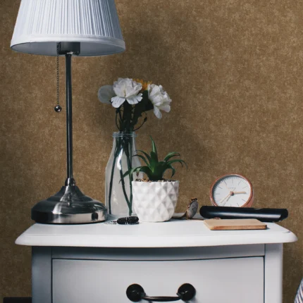 Brown Embossed Wallpaper – Beach House (9912-5)