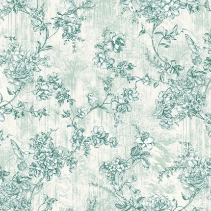Green Embossed Tropicano Adawall Wallpaper 9914-3
