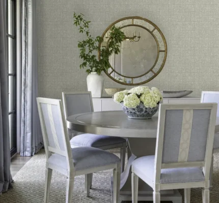 Beige Embossed Wallpaper – Textured Warmth (1001-1)