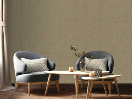 Tan Embossed Wallpaper – Warmth Dimension (1001-4)