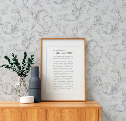 Beige Embossed Wallpaper – Textured Sophistication (1006-1)