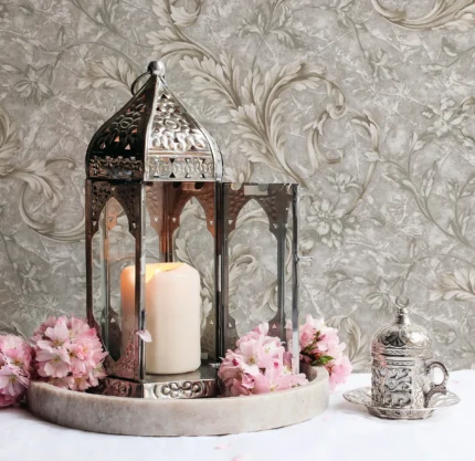 Beige Embossed Wallpaper – Timeless Warmth (1006-3)