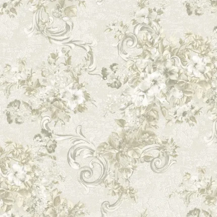 Cream Embossed Signature Adawall Wallpaper 1008-1