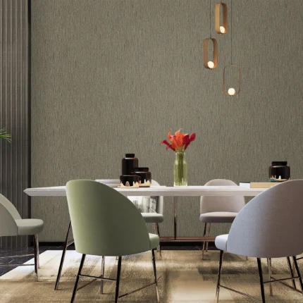 Gray Embossed Wallpaper – Dimensional Depth (1101-5)