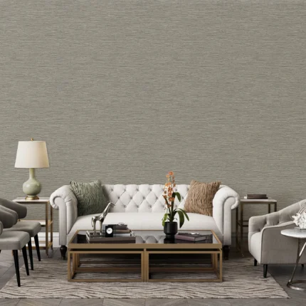 Gray Embossed Wallpaper – Light Reflection (1101-6)