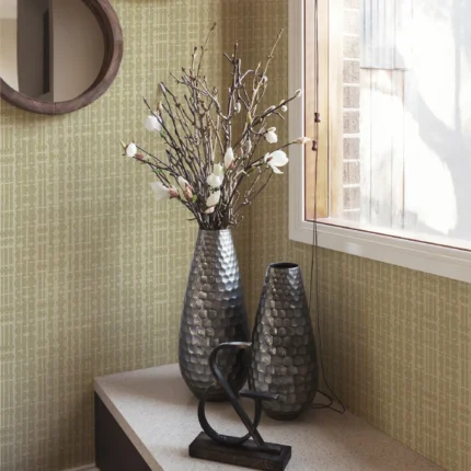 Beige Embossed Wallpaper – Dimensional Depth (1105-3)