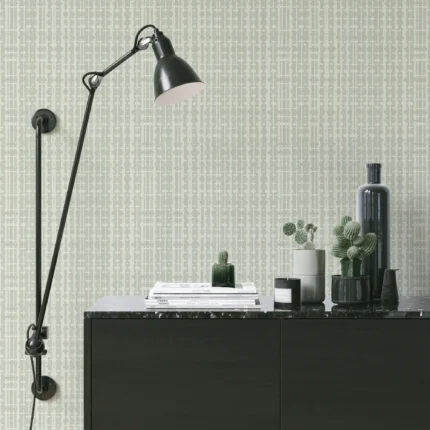 Green Embossed Wallpaper – 3D Dimensional (1105-4)