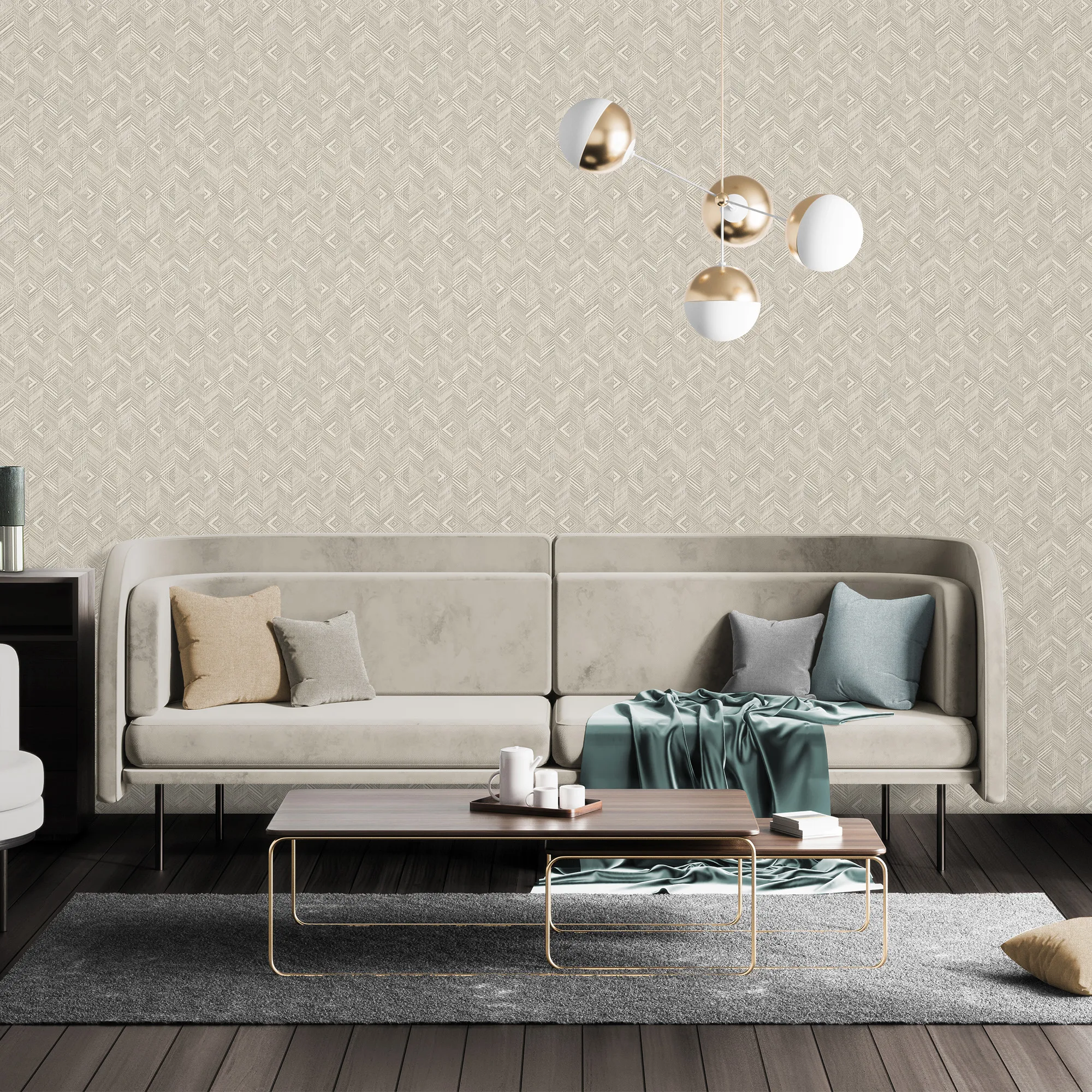 Beige Embossed Wallpaper – Understated Elegance (1107-2) Beige Embossed Wallpaper – Understated Elegance (1107-2)