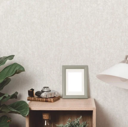 White Embossed Wallpaper – Distressed Abstract (1203-1)