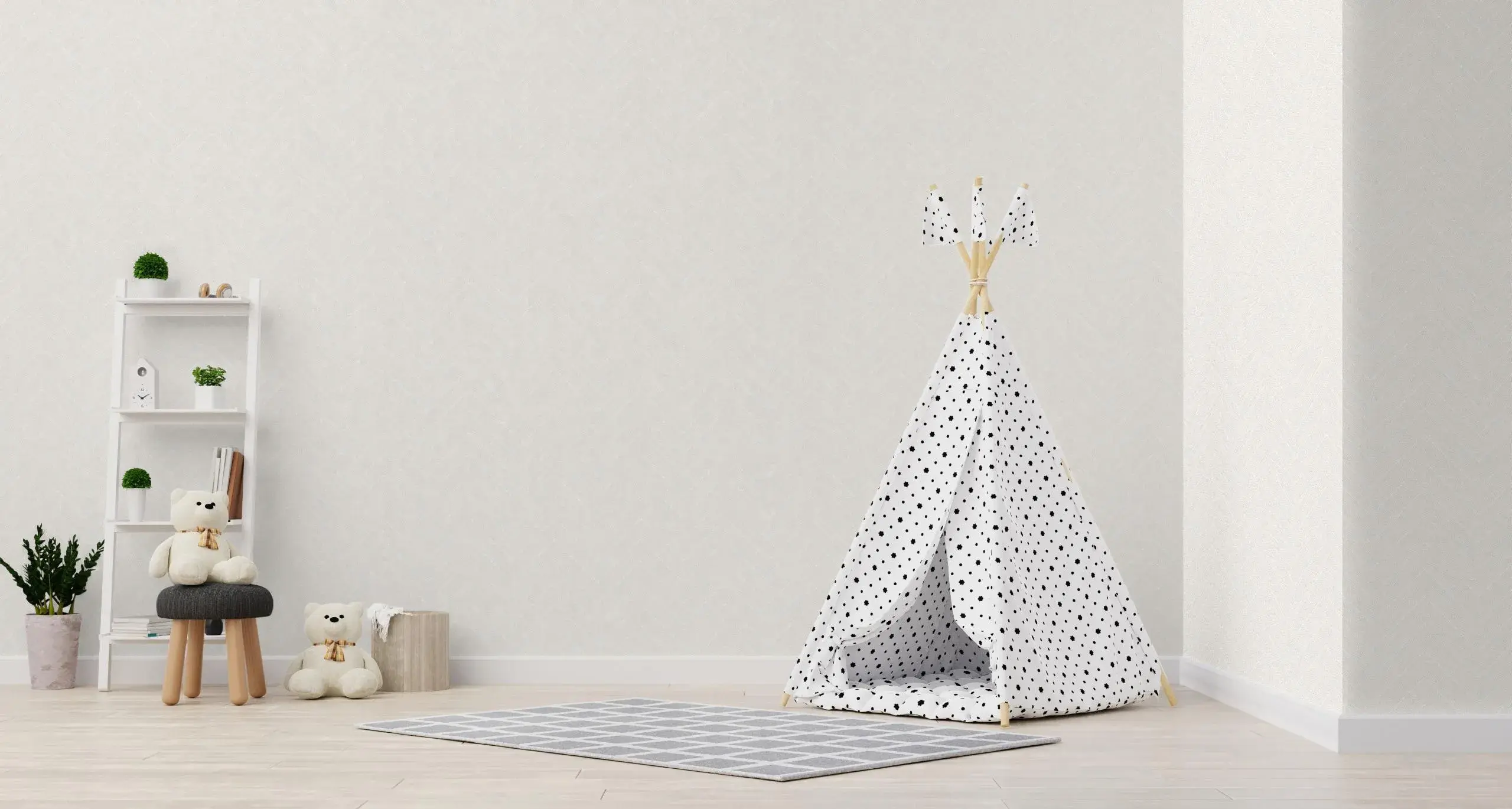 White Embossed Wallpaper – Geometric Shimmer (1204-1)
