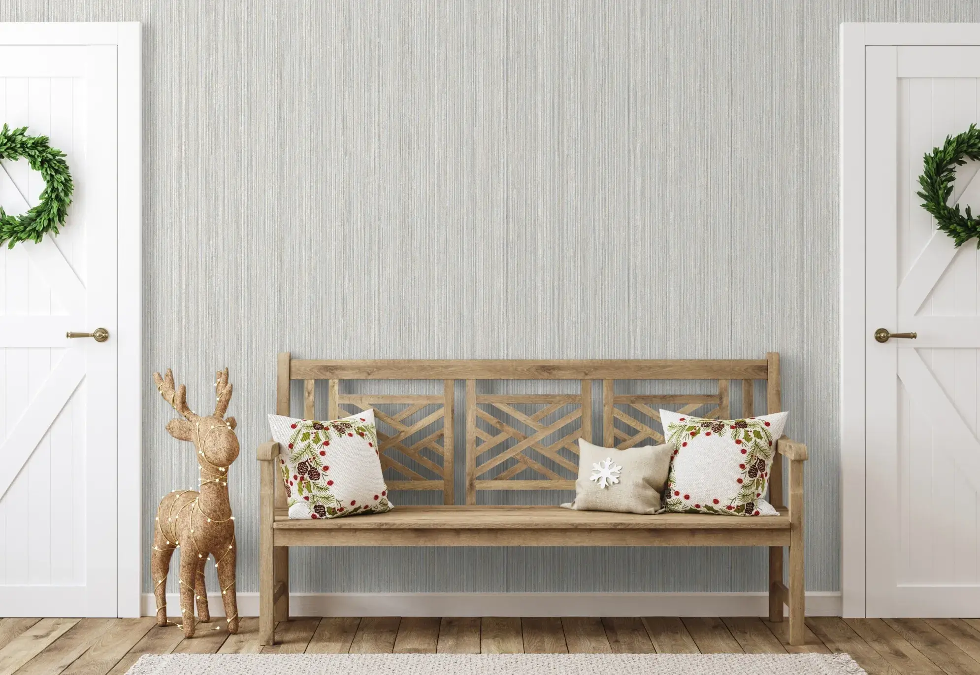 Gray Embossed Wallpaper – 3D Dimensional (1212-1)