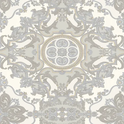 Gray Embossed Seyyah Adawall Wallpaper 1301-2
