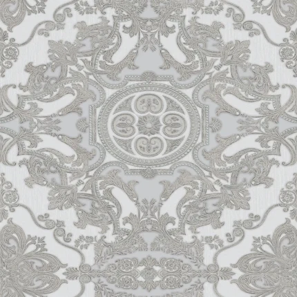 Gray Embossed Seyyah Adawall Wallpaper 1301-3