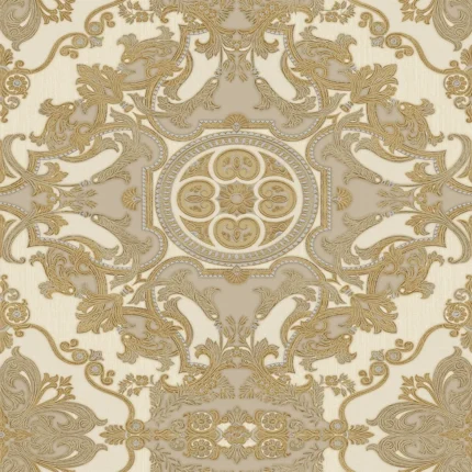 Cream Embossed Seyyah Adawall Wallpaper 1301-4