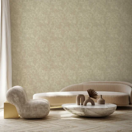 Beige Embossed Wallpaper – Distressed Abstract (1304-1)