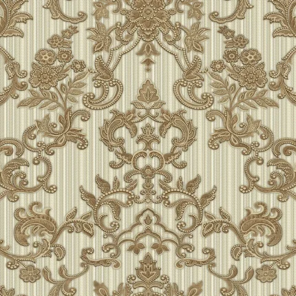 Cream Embossed Seyyah Adawall Wallpaper 1305-4