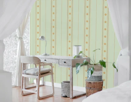 Green Embossed Wallpaper – Bohemian Ornate (1309-4)