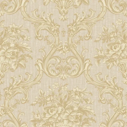 Cream Embossed Seyyah Adawall Wallpaper 1310-2