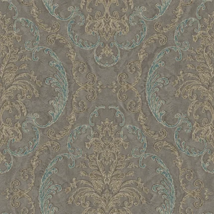 Gray Embossed Seyyah Adawall Wallpaper 1312-3