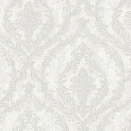 White Embossed Dante Adawall Wallpaper 1401-1