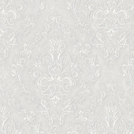 White Embossed Dante Adawall Wallpaper 1405-2
