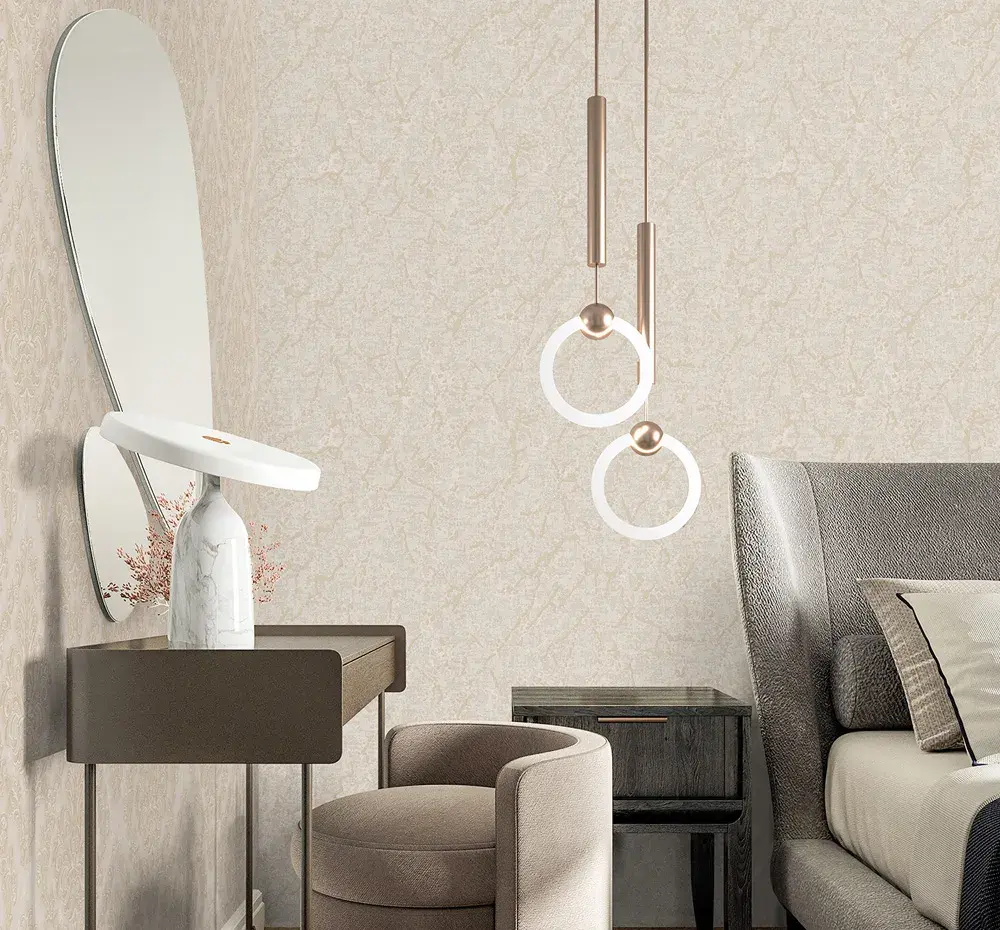 Beige Embossed Wallpaper – Textured Shimmer (1406-3) Beige Embossed Wallpaper – Textured Shimmer (1406-3)
