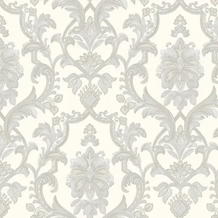 Cream Embossed Dante Adawall Wallpaper 1407-1