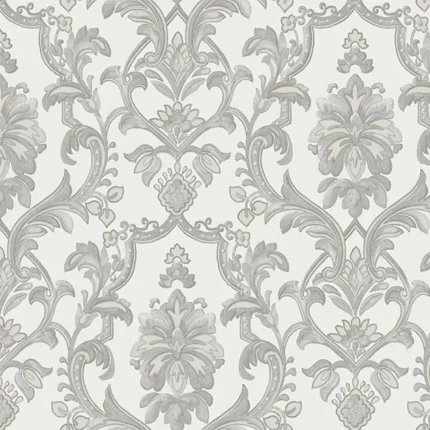 Gray Embossed Dante Adawall Wallpaper 1407-3