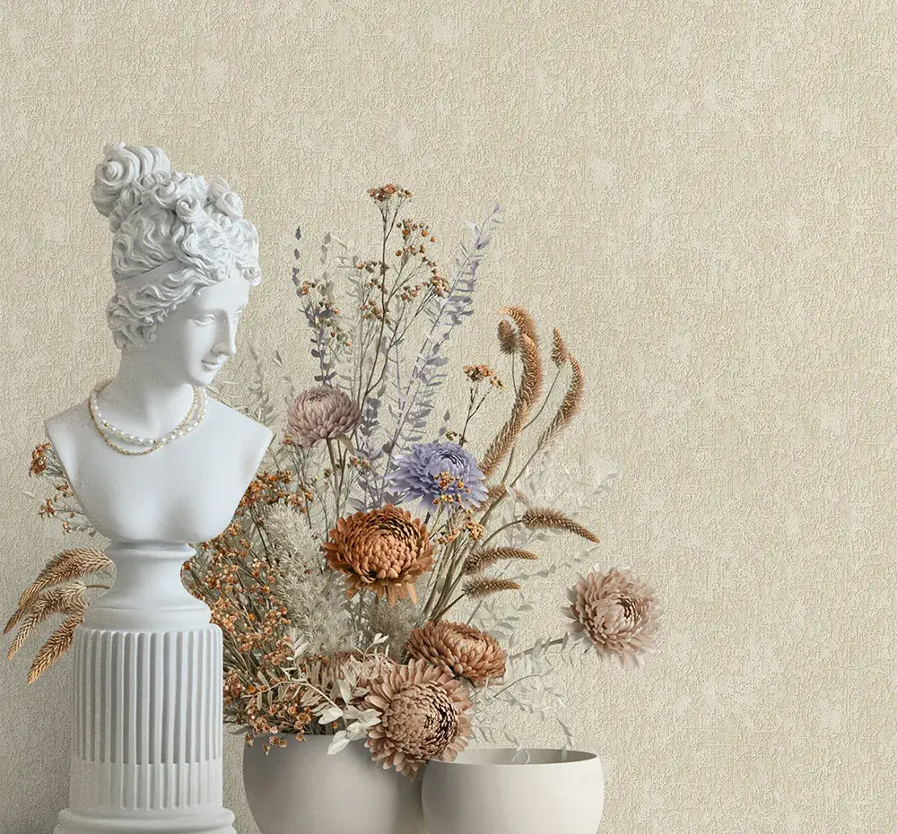 Beige Embossed Wallpaper – Sparkling Accents (1408-2) Beige Embossed Wallpaper – Sparkling Accents (1408-2)